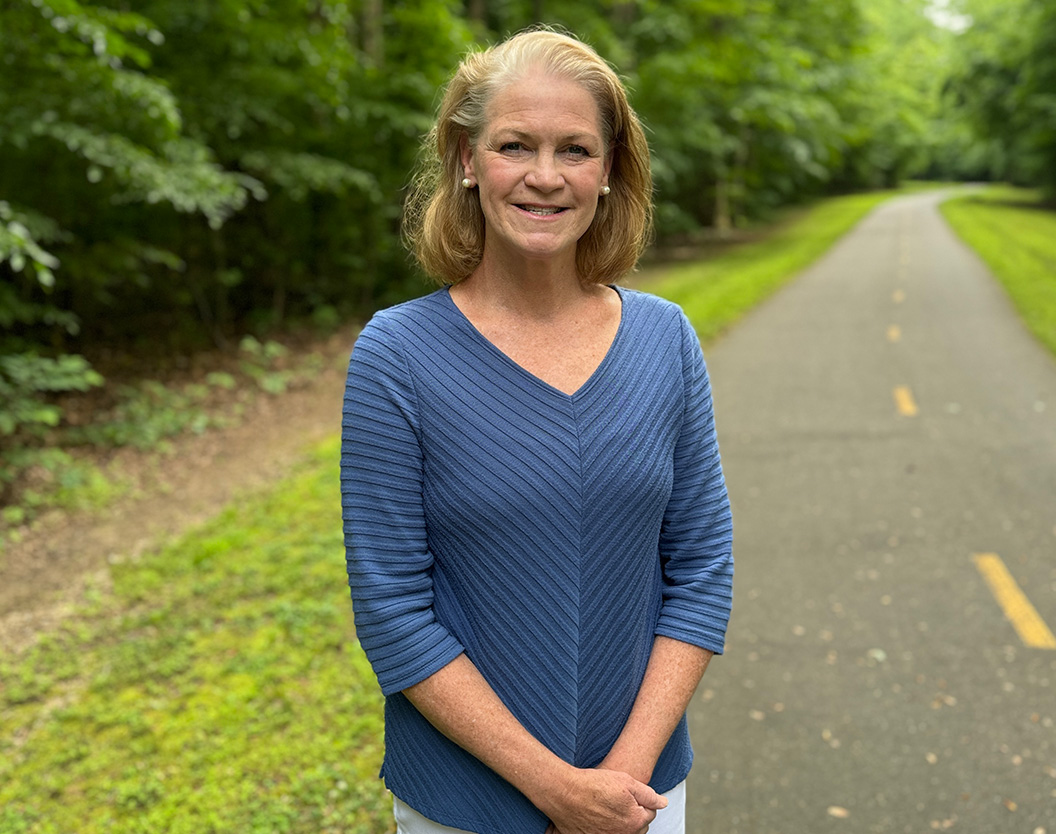 Licensed therapist and counselor Anissa Ferris on the Raleigh Greenway